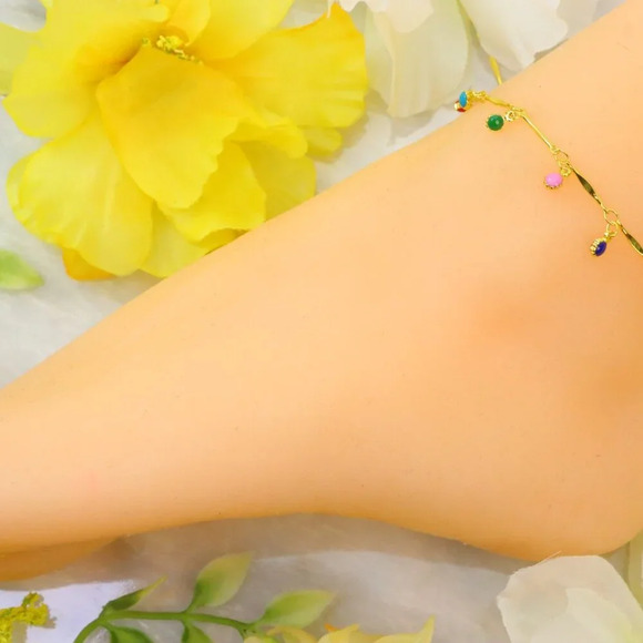 Minimalist Anklet, Sleek & Modern Design, Women’s Fashion, YC110147-A - Picture 6 of 10